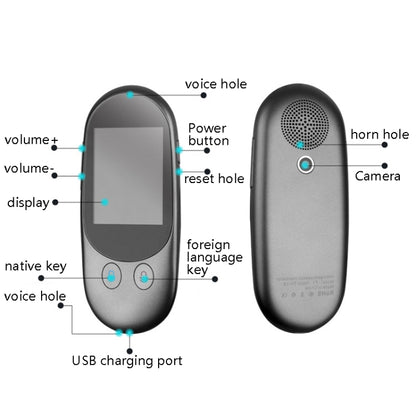 Travel Simultaneous Translator Scanning Recording Intelligent Voice Translator(White) -  by PMC Jewellery | Online Shopping South Africa | PMC Jewellery | Buy Now Pay Later Mobicred