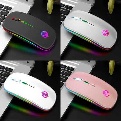 K-Snake BM110 RGB Lighting Effect Wireless Bluetooth Mouse(Black) - Wireless Mice by K-Snake | Online Shopping South Africa | PMC Jewellery