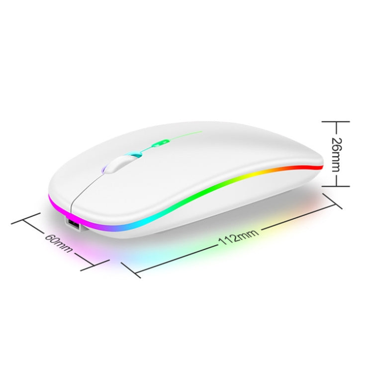 K-Snake BM110 RGB Lighting Effect Wireless Bluetooth Mouse(Black) - Wireless Mice by K-Snake | Online Shopping South Africa | PMC Jewellery