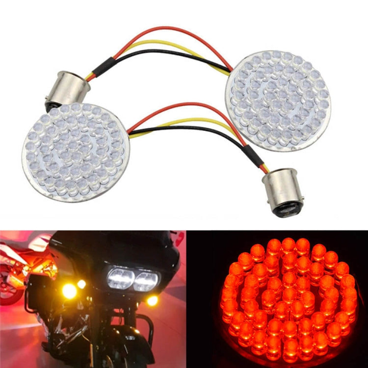 2 PCS Motorcycle LED Signal Steering Lamp For Dyna(Red Light 1156 Without Lampshade) - Signal Lights by PMC Jewellery | Online Shopping South Africa | PMC Jewellery | Buy Now Pay Later Mobicred