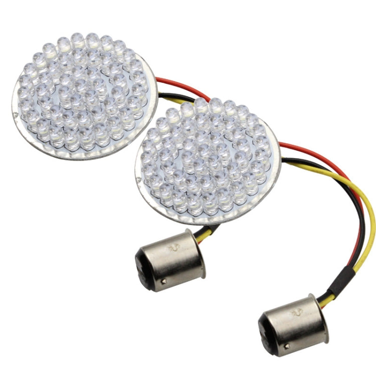 2 PCS Motorcycle LED Signal Steering Lamp For Dyna(Yellow Light 1156 Without Lampshade) - Signal Lights by PMC Jewellery | Online Shopping South Africa | PMC Jewellery | Buy Now Pay Later Mobicred