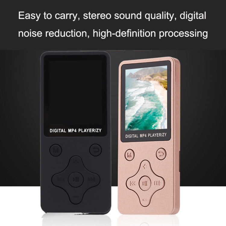 T68 Card Lossless Sound Quality Ultra-thin HD Video MP4 Player(Rose Gold) - MP4 Player by PMC Jewellery | Online Shopping South Africa | PMC Jewellery | Buy Now Pay Later Mobicred