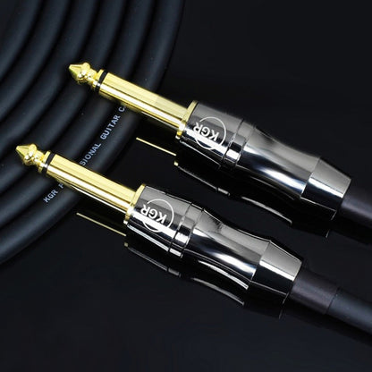 KGR Guitar Cable Keyboard Drum Audio Cable, Specification: 1m(Elbow Straight Jack) - Instrument Audio Cables by KGR | Online Shopping South Africa | PMC Jewellery | Buy Now Pay Later Mobicred