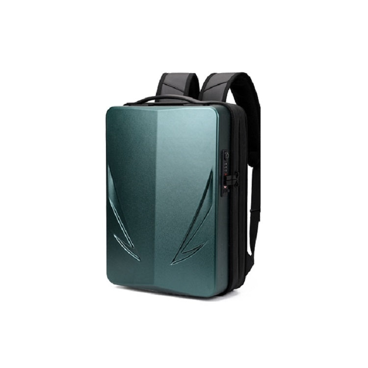 PC Hard Shell Computer Bag Gaming Backpack For Men, Color: Double-layer Green - Backpack by PMC Jewellery | Online Shopping South Africa | PMC Jewellery | Buy Now Pay Later Mobicred