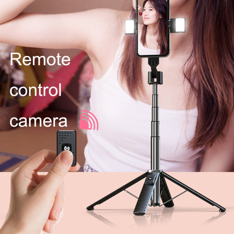 Phone Live Bracket Bluetooth Selfie Tripod, High: 102CM (Stainless Steel + Single Fill Light) - Selfie Sticks by PMC Jewellery | Online Shopping South Africa | PMC Jewellery | Buy Now Pay Later Mobicred