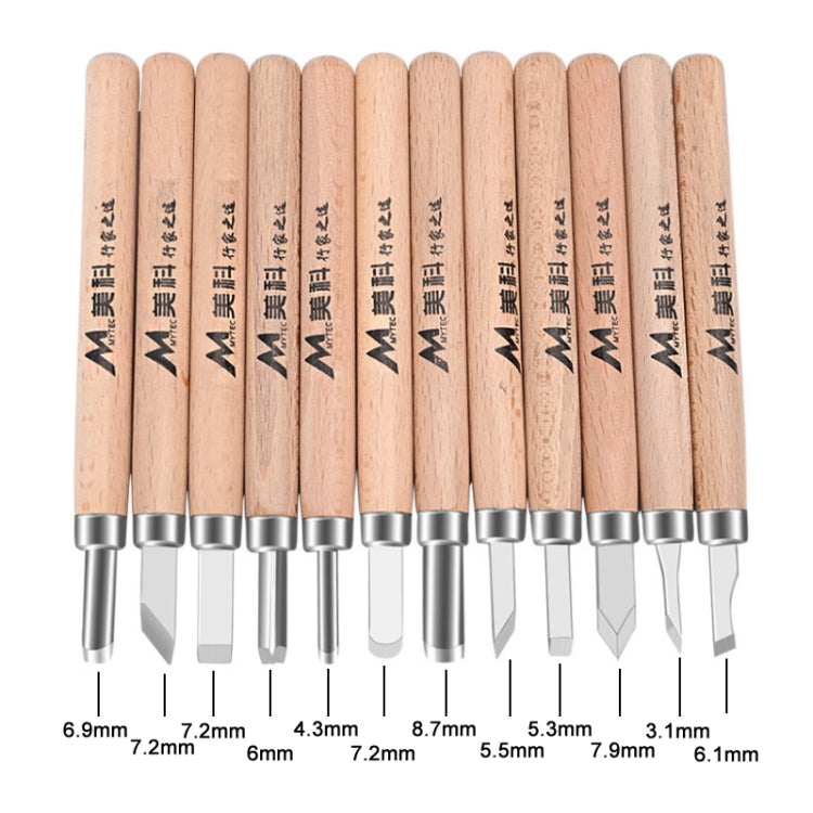 8 PCS/Set MYTEC Multifunctional Woodworking Rubber Stamp Carving Tool Knife - Burin &Cutting Knife by MYTEC | Online Shopping South Africa | PMC Jewellery