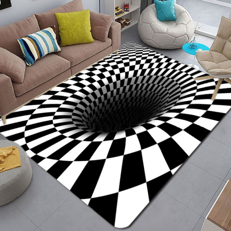 3D Geometric Stereo Trap Vision Living Room Bedroom Carpet, Size: 40x60cm(Rectangular Vision G) - Mats by PMC Jewellery | Online Shopping South Africa | PMC Jewellery