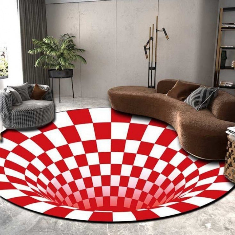 3D Illusion Stereo Vision Carpet Living Room Floor Mat, Size: 180x180cm(Round Vision 4) - Mats by PMC Jewellery | Online Shopping South Africa | PMC Jewellery