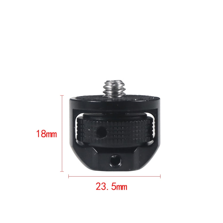 Camera Conversion Screw 1/4 Inch  Adapter for DJI Pocket2 /Insta360 ONE X2(Black+Red) - Screws by PMC Jewellery | Online Shopping South Africa | PMC Jewellery | Buy Now Pay Later Mobicred