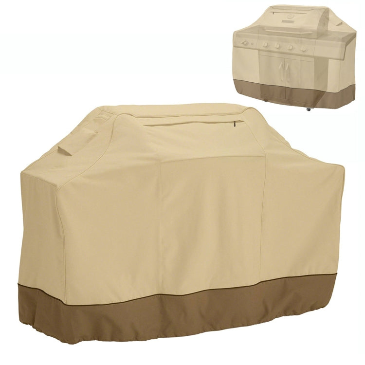 Oxford Cloth Waterproof Dustproof Barbecue Cover With Sundry Bag, Size: 145x61x117cm(Beige) - Dust Covers by PMC Jewellery | Online Shopping South Africa | PMC Jewellery