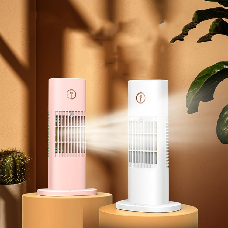 D3 Home USB Air Cooler Add Water Desktop Tower Fan Humidification Spray Fan(White) - Electric Fans by PMC Jewellery | Online Shopping South Africa | PMC Jewellery | Buy Now Pay Later Mobicred