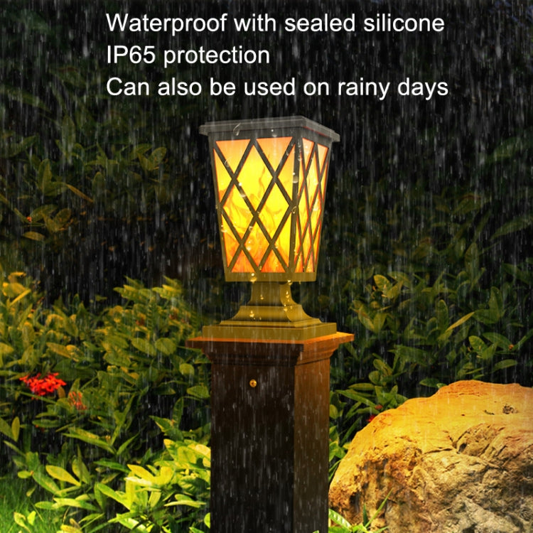 Solar Stigma Flame Lamp Garden Fencee LED Landscape Light(N260C) - Solar Lights by PMC Jewellery | Online Shopping South Africa | PMC Jewellery