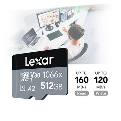 Lexar LKSTF1066X High-Speed TF Card Motion Camera Surveillance Recorder Memory Card, Capacity: 128GB - Micro SD Card by Lexar | Online Shopping South Africa | PMC Jewellery | Buy Now Pay Later Mobicred