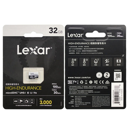 Lexar LSDM10 Security Surveillance Camera Dash Cam Memory Card, Capacity: 32GB - Micro SD Card by Lexar | Online Shopping South Africa | PMC Jewellery | Buy Now Pay Later Mobicred