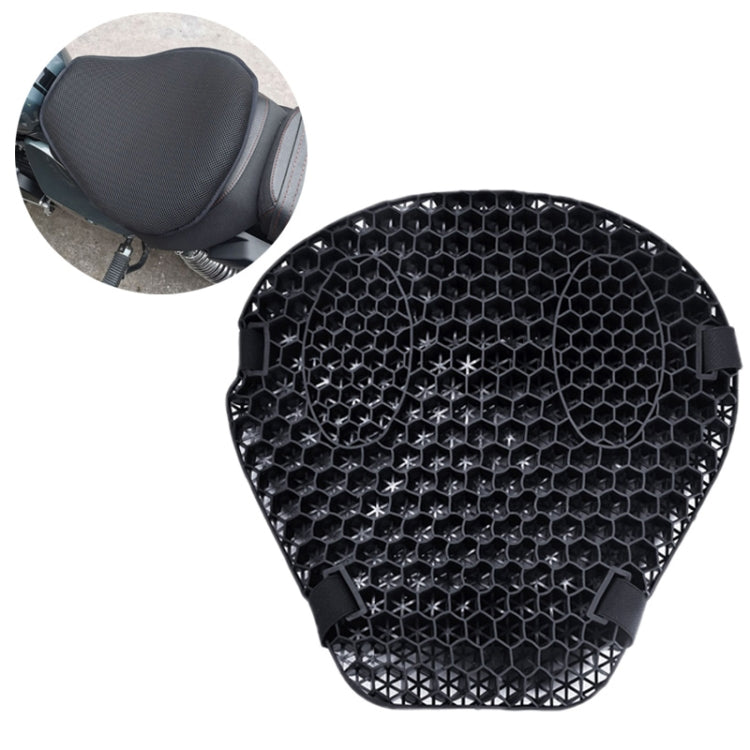 Shock-Absorbing Breathable Honeycomb Motorcycle Seat Cushion, Specification: PE Bag+Mesh Cover - Seat Covers by PMC Jewellery | Online Shopping South Africa | PMC Jewellery | Buy Now Pay Later Mobicred