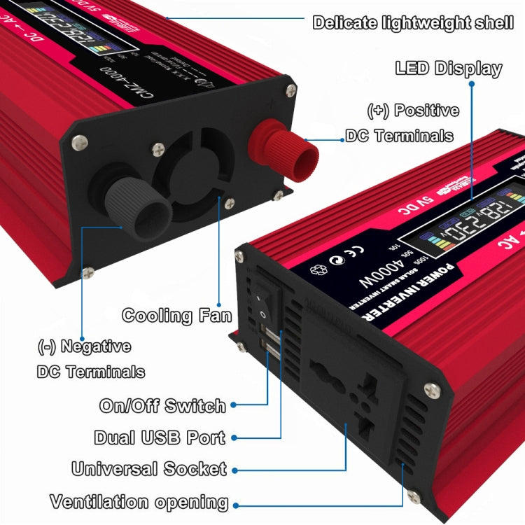 Zhi Zun Solar Power System Inverters+30A Controller+18W 18V Solar Panel, Specification: Black 12V To 220V - Charger by PMC Jewellery | Online Shopping South Africa | PMC Jewellery | Buy Now Pay Later Mobicred