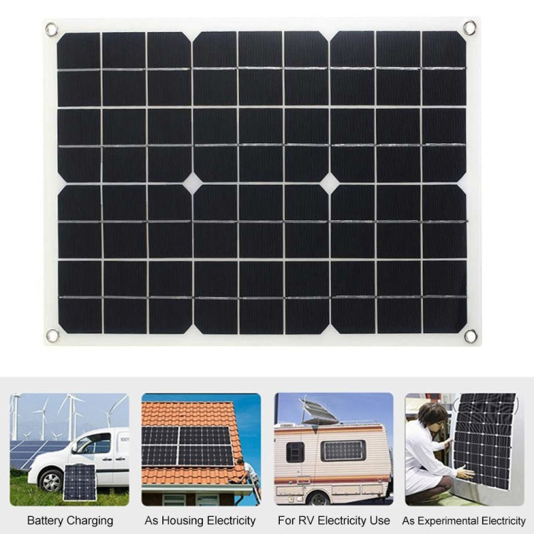 Saga Generation 2 Home Solar Generator Inverter+30A Controller+18W 12V Solar Panel, Specification: Yellow 12V To 110V - Modified Square Wave by PMC Jewellery | Online Shopping South Africa | PMC Jewellery | Buy Now Pay Later Mobicred