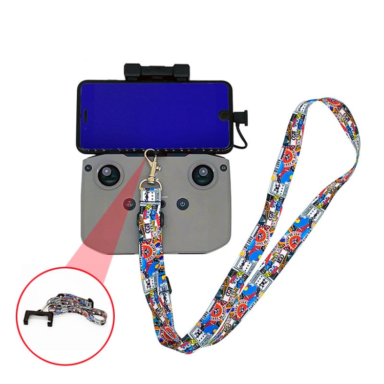 Remote Control Graffiti Lanyard for DJI Mini 3 Pro/Mavic Air 2S/Mavic Air 2/Mavic Mini 2 - Others by PMC Jewellery | Online Shopping South Africa | PMC Jewellery