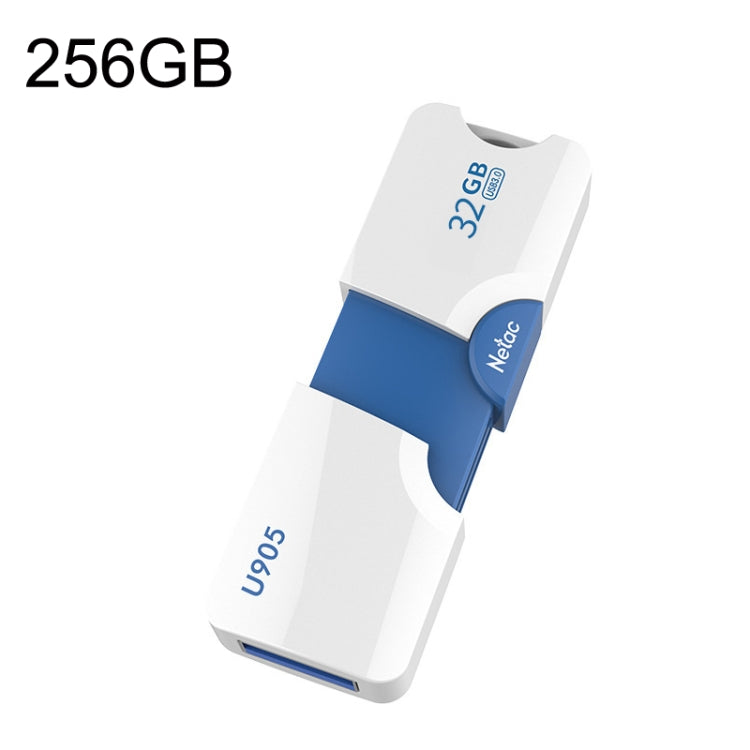 Netac U905 High Speed USB3.0 Retractable Car Music Computer USB Flash Drive, Capacity: 256GB - USB Flash Drives by Netac | Online Shopping South Africa | PMC Jewellery | Buy Now Pay Later Mobicred