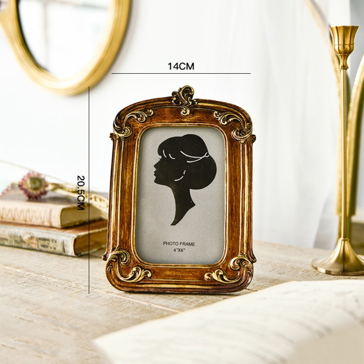 Retro Imitation Wood Home Decor Photo Frames, Spec: Square-6 inches - Photo Albums & Photo Frames by PMC Jewellery | Online Shopping South Africa | PMC Jewellery