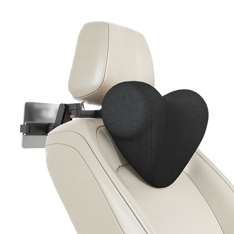 A09 Car Seat Headrest Memory Foam Comfortable Neck Pillow, Style: With Stand (Black) - Seat Accessories by PMC Jewellery | Online Shopping South Africa | PMC Jewellery | Buy Now Pay Later Mobicred