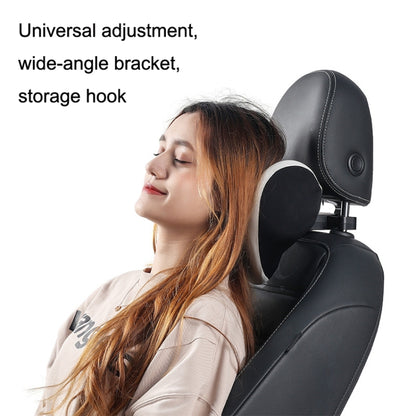 A09 Car Seat Headrest Memory Foam Comfortable Neck Pillow, Style: With Stand (Black) - Seat Accessories by PMC Jewellery | Online Shopping South Africa | PMC Jewellery | Buy Now Pay Later Mobicred