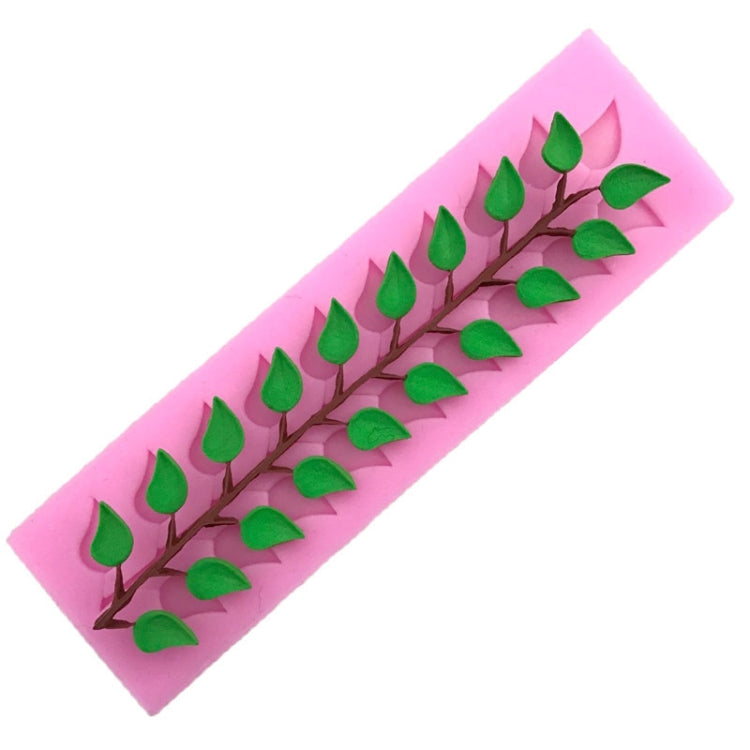 Long Strip Lace Tree Leaf  Fondant Silicone Mold - Food Molds by PMC Jewellery | Online Shopping South Africa | PMC Jewellery