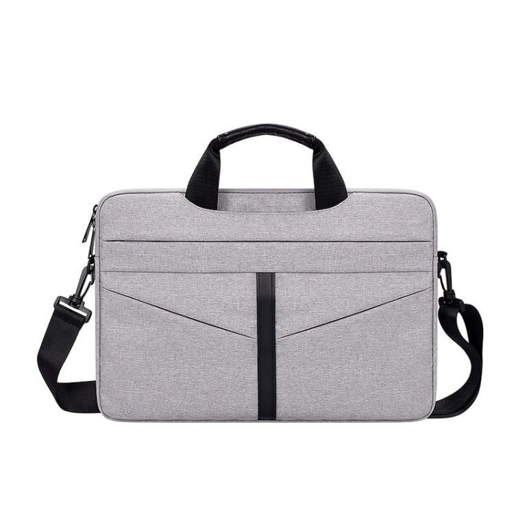 DJ04 Hidden Handle Waterproof Laptop Bag, Size: 14.1-15.4 inches(Grey) - 14.1 inch by PMC Jewellery | Online Shopping South Africa | PMC Jewellery | Buy Now Pay Later Mobicred