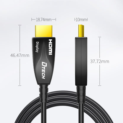 DTECH HDMI 2.0 Version Fiber Optical Line 4K 60Hz Large Screen TV Engineering Wiring, Length: 80m - Cable by DTECH | Online Shopping South Africa | PMC Jewellery | Buy Now Pay Later Mobicred