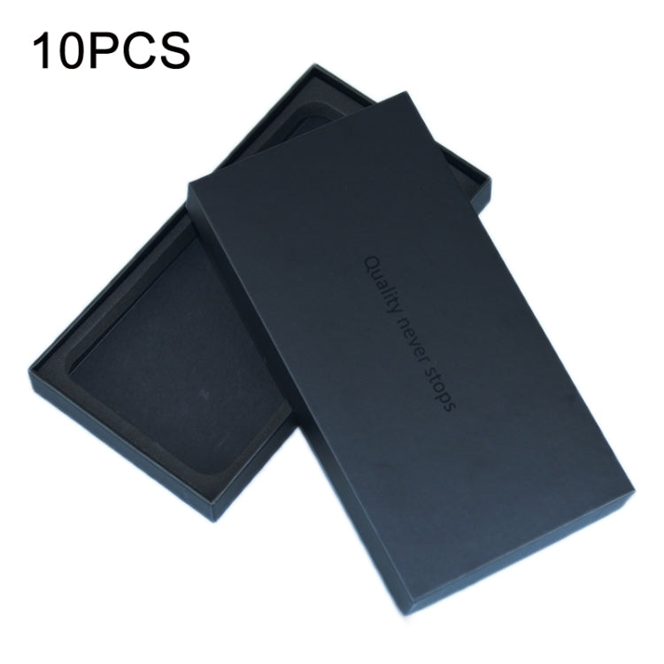 10 PCS Solid Color Phone Case/Tempered Film/Support Frame Box(191x100x22mm) - Boxes by PMC Jewellery | Online Shopping South Africa | PMC Jewellery