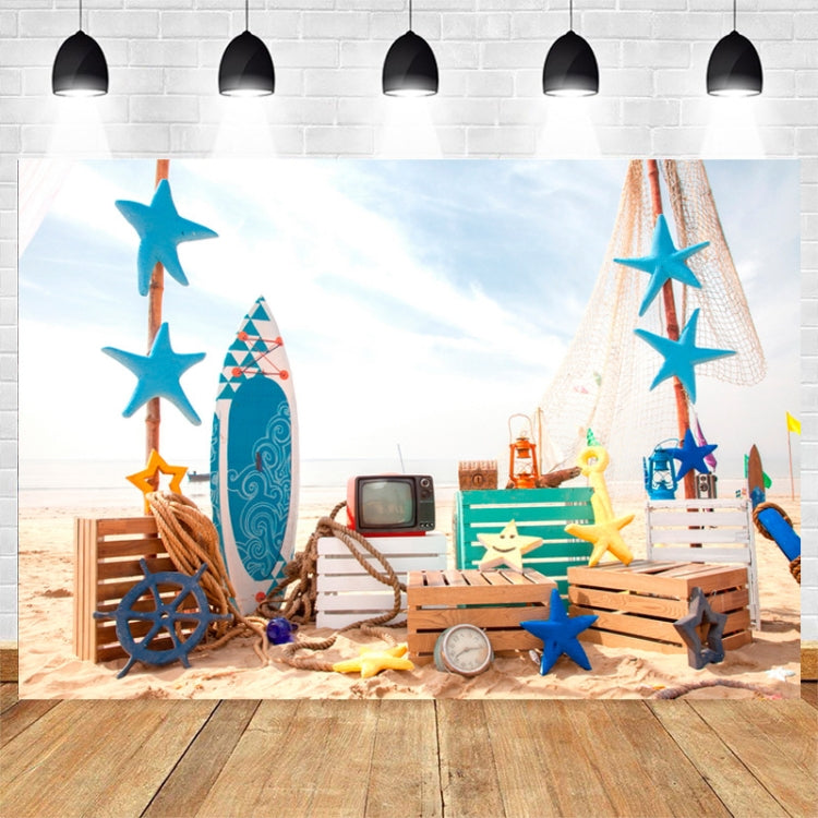 2.1m X 1.5m Beach Surfboard Photography Background Cloth - Other by PMC Jewellery | Online Shopping South Africa | PMC Jewellery