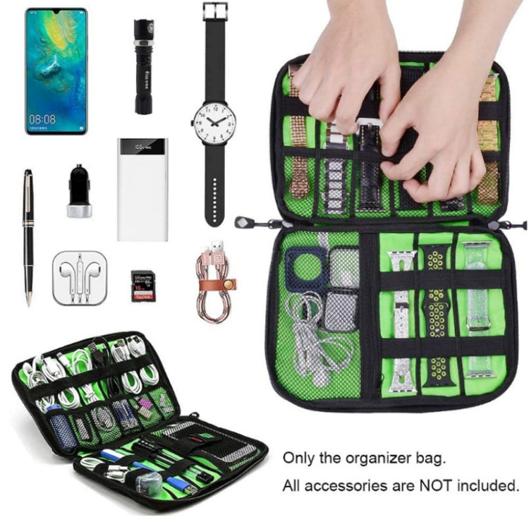 Multifunctional Portable Mobile Phone Digital Accessories U Disk Storage Bag, Color: Green - Other by PMC Jewellery | Online Shopping South Africa | PMC Jewellery | Buy Now Pay Later Mobicred