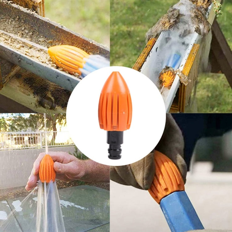 Water Rocket Washer Garden Hose Cleaning Head Drainage Trench Pressure Washer(Orange) - Others by PMC Jewellery | Online Shopping South Africa | PMC Jewellery
