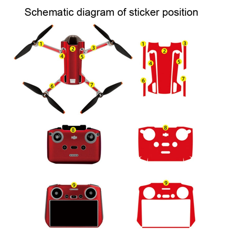 Sunnylife Drone+Remote Control Protective Sticker For DJI Mini 3 Pro RC Version(Rhythm Graffiti) - Stickers by Sunnylife | Online Shopping South Africa | PMC Jewellery | Buy Now Pay Later Mobicred