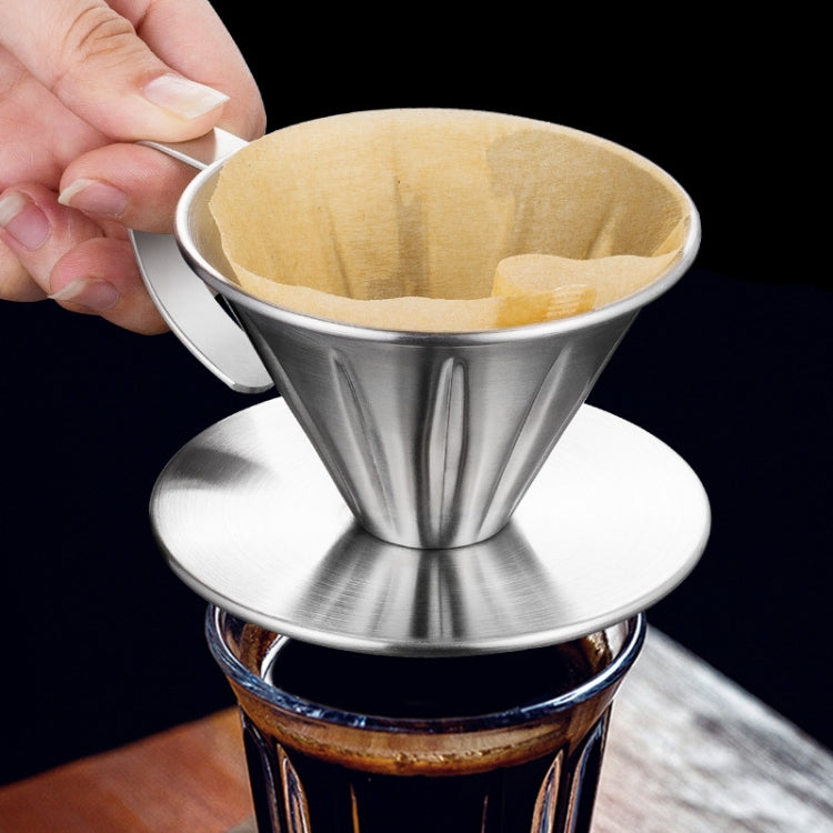 Double-layer Stainless Steel Pour-over Coffee Filter, Size: Small - Coffee Tools by PMC Jewellery | Online Shopping South Africa | PMC Jewellery
