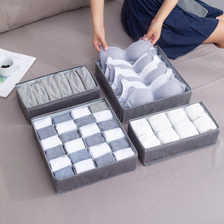 Foldable Drawer Clothes Storage Box, Spec: 8 Grids (Gray) - Storage Boxes by PMC Jewellery | Online Shopping South Africa | PMC Jewellery
