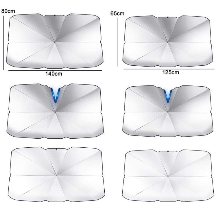 Car Windshield Telescopic Folding Thermal Insulation Parasol, Size: Open Style Small - Window Foils & Solar Protection by PMC Jewellery | Online Shopping South Africa | PMC Jewellery