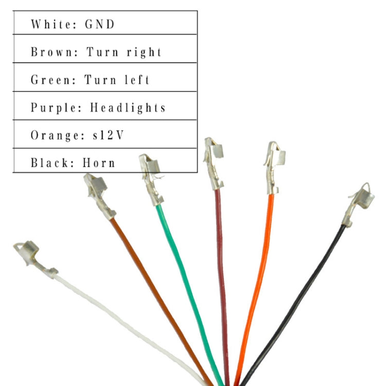 3 In 1 Switch Mountain Car Skateboard Horn Headlights Turn Switch(48V) - Electrical Instruments by PMC Jewellery | Online Shopping South Africa | PMC Jewellery | Buy Now Pay Later Mobicred