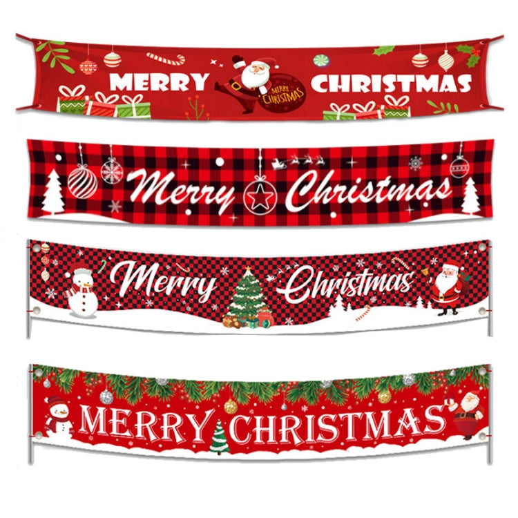 Christmas Ornaments Letters Banner Festive Party Scene Arrangement Props,Size:300 x 50cm(001) - Ornaments by PMC Jewellery | Online Shopping South Africa | PMC Jewellery