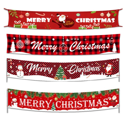 Christmas Ornaments Letters Banner Festive Party Scene Arrangement Props,Size:300 x 50cm(001) - Ornaments by PMC Jewellery | Online Shopping South Africa | PMC Jewellery
