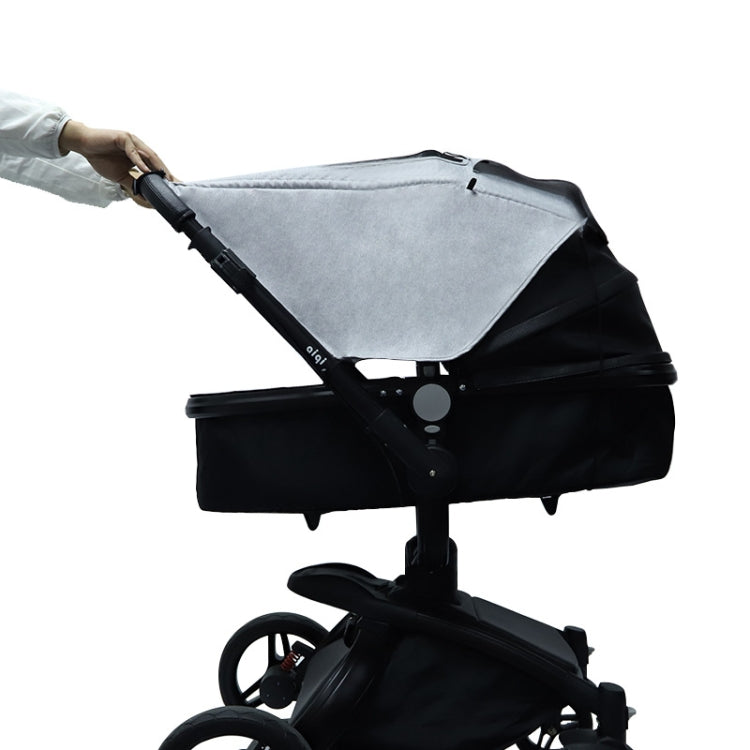 Universal Baby Stroller Accessories Sun Shade Cover With Visible Sunroof(Gray) - Strollers Accessories by PMC Jewellery | Online Shopping South Africa | PMC Jewellery