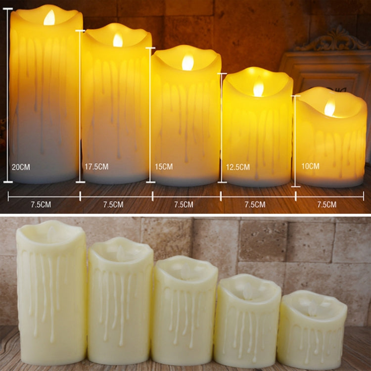 LED Electronic Candle Lights Halloween Christmas Decoration Props, Size: 7.5x12.5cm(Plastic Tears Candle Lights) - Decoration Lamps by PMC Jewellery | Online Shopping South Africa | PMC Jewellery