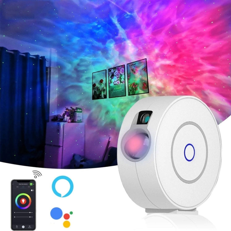 WiFi Graffiti Smart Circular Star Projection Light Home Theater Atmosphere Light(UK Plug) - Projection Lamp by PMC Jewellery | Online Shopping South Africa | PMC Jewellery