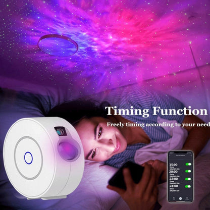 WiFi Graffiti Smart Circular Star Projection Light Home Theater Atmosphere Light(UK Plug) - Projection Lamp by PMC Jewellery | Online Shopping South Africa | PMC Jewellery