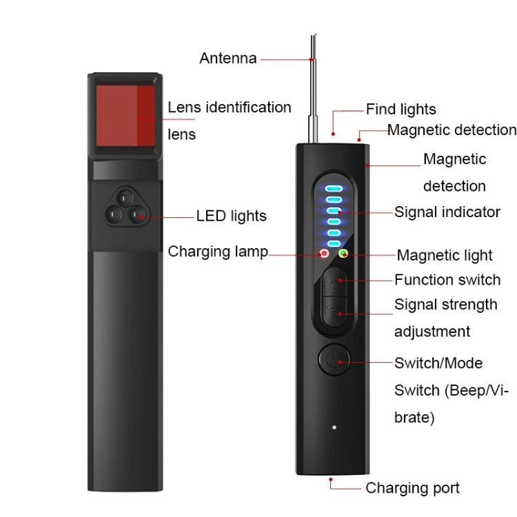 X13 Anti-monitoring Anti-GPS Locator Detector - Infrared Detector by PMC Jewellery | Online Shopping South Africa | PMC Jewellery