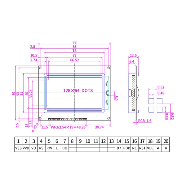 3D Printer Ramps1.4 12864 LCD Control Screen - Parts by PMC Jewellery | Online Shopping South Africa | PMC Jewellery | Buy Now Pay Later Mobicred