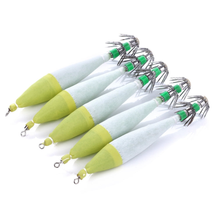 5 PCS / Bag HENGJIA SJ001 Luminous Explosion Squid Hook Deep Sea Fishing Fake Bait(3) - Fishing Hooks by HENGJIA | Online Shopping South Africa | PMC Jewellery