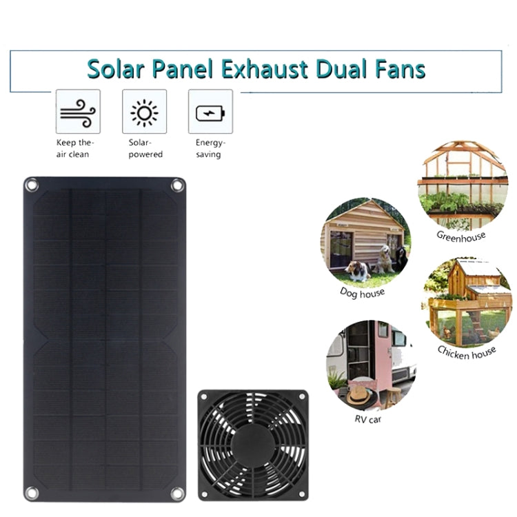 10W High Speed and Long Life Solar Mini Fan Outdoor Pet Exhaust Fan - Others by PMC Jewellery | Online Shopping South Africa | PMC Jewellery | Buy Now Pay Later Mobicred