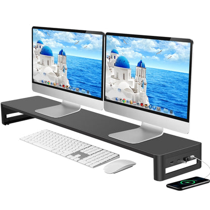 Vaydeer Multifunctional Desktop Widening Monitor Rack, Spec: Single-layer Type (USB 3.0+3xUSB 2.0) - Host Bracket by Vaydeer | Online Shopping South Africa | PMC Jewellery | Buy Now Pay Later Mobicred