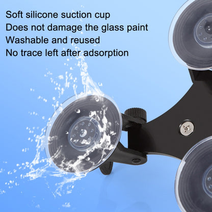 Car General Purpose Vehicle Bracket Suction Cup Fixed Glass Video Shooting Base, Shape: Suction Cup+PTZ+Gopro Screw - Holder by PMC Jewellery | Online Shopping South Africa | PMC Jewellery | Buy Now Pay Later Mobicred